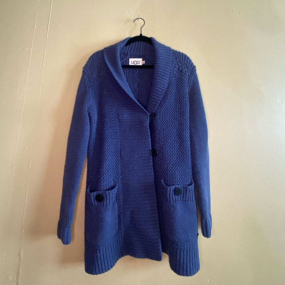 UGG Navy Cable Knit Sweater